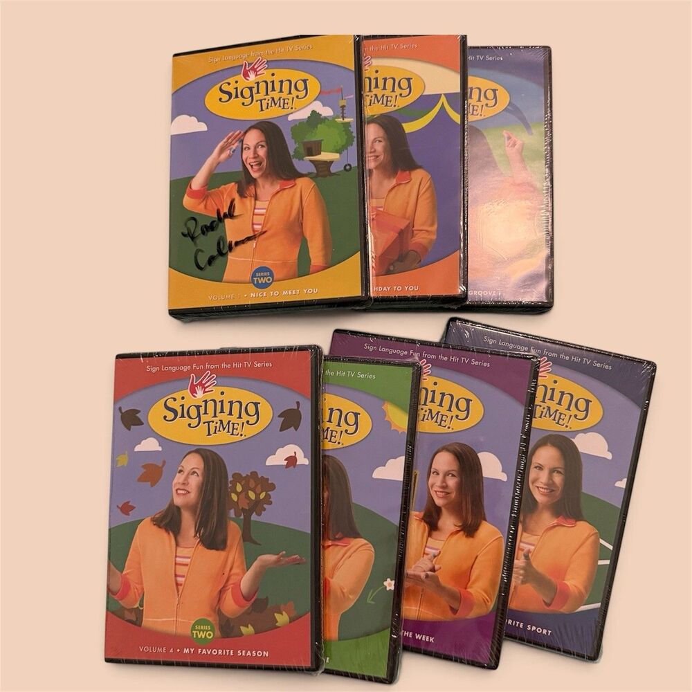 Signing Time!:  SIGNED & SEALED 7 DVD Series 2, Vols 1-7 Discontinued